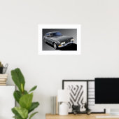 Peugeot 504 Coupe Poster Illustration (Heimbüro)