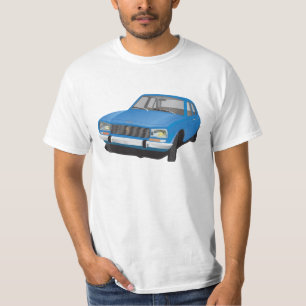 Peugeot 504 T - Shirt (blau)