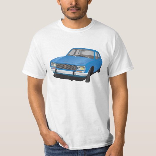 Peugeot 504 T - Shirt (blau) (Vorderseite)