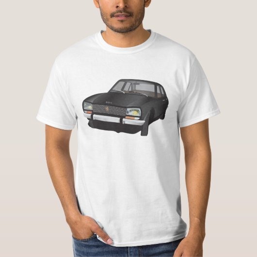 Peugeot 504 T - Shirt (schwarz) (Vorderseite)