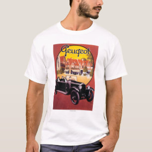 Peugeot-Automobil-förderndes Plakat T-Shirt