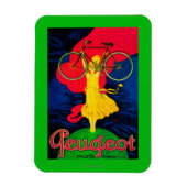 Peugeot Bicycle Vintag PosterEurope Magnet (Vertikal)