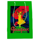 Peugeot-Fahrrad Vintages PosterEurope Mittlere Geschenktüte (Vorderseite)