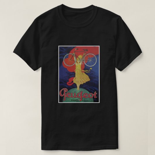 Peugeot Vintag Bicycle Poster Essential T-Shirt (Design vorne)