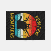 Pew Madafakas Pew Guns Funny Black Cat Retro Vinta Fleecedecke (Vorderseite (Horizontal))