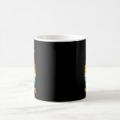 Pew Madafakas Pew Guns Funny Black Cat Retro Vinta Kaffeetasse (Mittel)