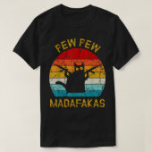 Pew Madafakas Pew Guns Funny Black Cat Retro Vinta T-Shirt (Design vorne)