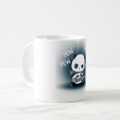 Pew Panda Gamer Kaffeetasse (Vorderseite Links)