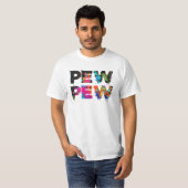 Pew Pew - Funny Paintball T-Shirt (Vorne ganz)