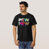 Pew Pew - Funny Paintball T-Shirt (Vorne ganz)