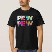 Pew Pew - Funny Paintball T-Shirt (Vorderseite)