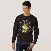 Pew Pew Gamer Cat Video Game Cats Gaming Kitty Sweatshirt (Vorne ganz)