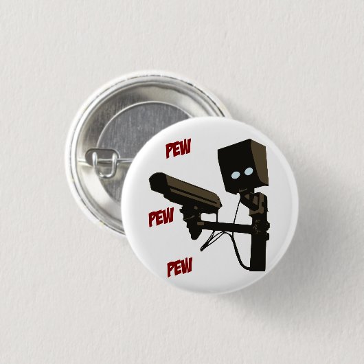 Pew Pew Laser Radar Gun Robot Button (Vorne & Hinten)