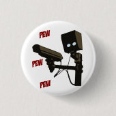 Pew Pew Laser Radar Gun Robot Button (Vorderseite)