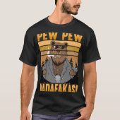 Pew Pew Madafakas Bear Crazy Bear T-Shirt (Vorderseite)