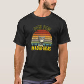 Pew Pew Madafakas Crazy Cat Cats Pew Peng Gun Retr T-Shirt (Vorderseite)