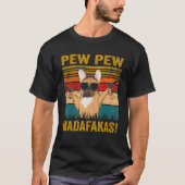 Pew Pew Madafakas French Bulldog Funny Dog Guns fo T-Shirt (Vorderseite)