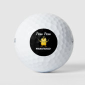 Pew Pew Madafakas, Funny Chick Geschenk Golfball (Vorderseite)