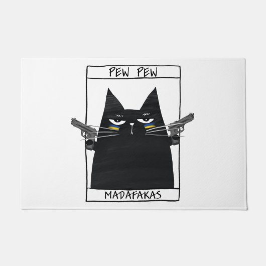 Pew Pew Madafakas Fußmatte (Vorderseite)