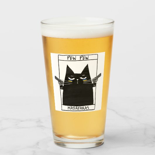 Pew Pew Madafakas Glas (Vorne (Gefüllt))