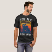 PEW PEW MADAFAKAS  Mops T-Shirt (Vorne ganz)