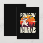 Pew Pew Madafakas Pew Madafakas Goat Begleitkarte (Vorne/Hinten)