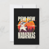 Pew Pew Madafakas Pew Madafakas Goat Dankeskarte (Vorderseite)