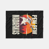 Pew Pew Madafakas Pew Madafakas Goat Fleecedecke (Vorderseite (Horizontal))