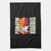 Pew Pew Madafakas Pew Madafakas Goat Geschirrtuch (Vertikal)