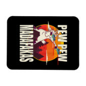 Pew Pew Madafakas Pew Madafakas Goat Magnet (Horizontal)