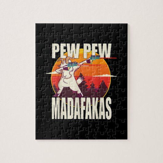 Pew Pew Madafakas Pew Madafakas Goat Puzzle (Vertikal)