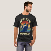 Pew Pew Madafakas  Pew Pew Katze Pyjamas Sommerkat T-Shirt (Vorne ganz)