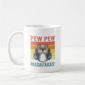 Pew Pew Madafakas T - Shirt Kaffeetasse (Links)