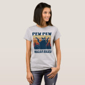 Pew Pew Madafakas Verrückter Katzenliebhaber-Meme T-Shirt (Vorne ganz)