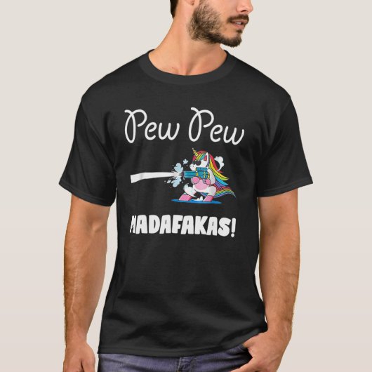 Pew Pew Madafakas Women Unicorn T-Shirt (Vorderseite)