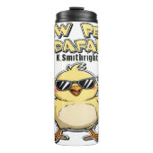 Pew Pew Madatrakas Chick Graphic Thermosbecher (Vorderseite)