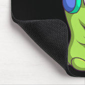 Pew Pew Pew Cute T-rex Dinosaur Video Gamer Gaming Mousepad (Ecke)