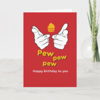 Pew Pew Pew glücklich Geburtstag für Sie lustig