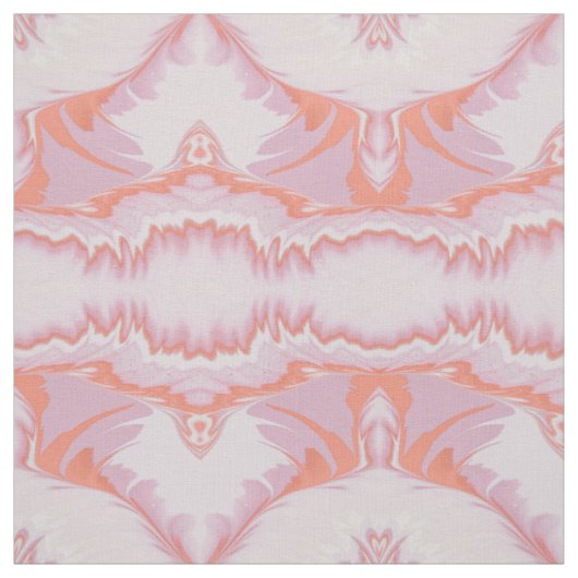 Pewal Pink Whimsical Intricate Muster Multi Color Stoff (Muster)