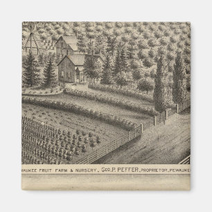 Pewaukee Obstfarm & Kinderzimmer Magnet