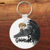 Pewdiepie Slenderman Schlüsselanhänger (Vorderseite)