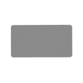 Pewter Gray Solid Color | Klassisches Elegant Adressaufkleber