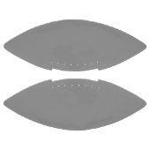 Pewter Gray Solid Color | Klassisches Elegant Football (Paneele)