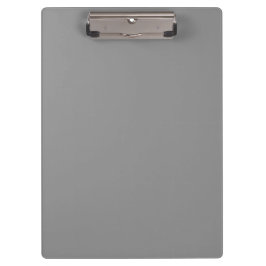 Pewter Gray Solid Color | Klassisches Elegant Klemmbrett