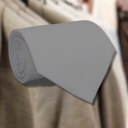Pewter Gray Solid Color | Klassisches Elegant Krawatte
