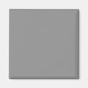 Pewter Gray Solid Color Klassisches Elegant Magnet
