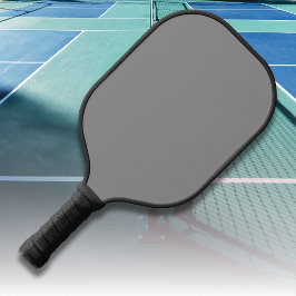 Pewter Gray Solid Color | Klassisches Elegant Pickleball Schläger