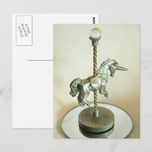 Pewter Shine Postkarte (Vorne/Hinten)