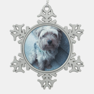 Pewter Snowflake Oranament Schneeflocken Zinn-Ornament