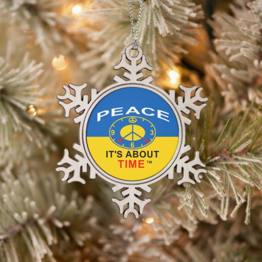 Pewter Snowflake Ornament (Baum)